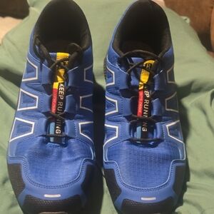 Men's Blue Athletic Sneakers - Keep Running